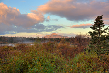 Sunset Mountain Evening