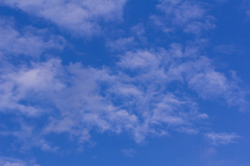 Naklejka na ściany i meble Clouds with blue sky texture and background