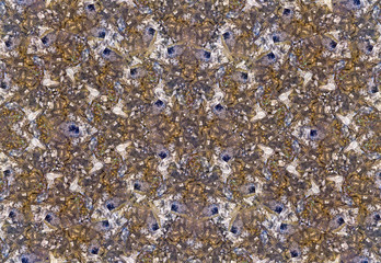 Seamless background from natural pirite mineral