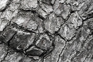 Close-up detailed view of Cherry tree bark.