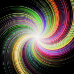 Obraz premium Colored spiral background concept