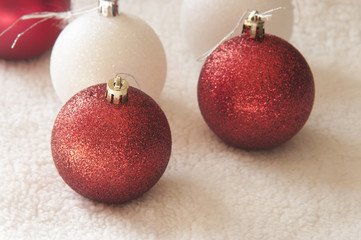 Christmas ball decoration close up