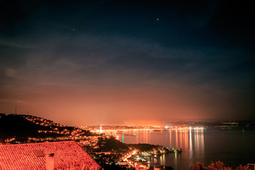 evening in the gulf of Trieste