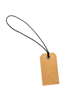 Cardboard price tag or sales label