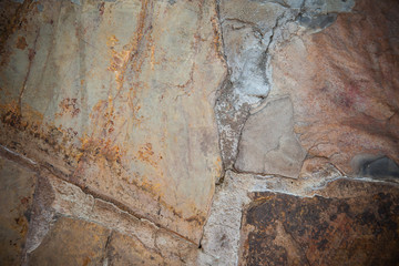 Naklejka premium Stone Cladding wall texture design.