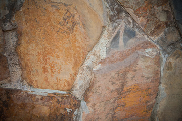 Stone Cladding wall texture design.