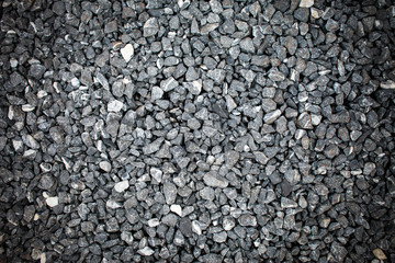 Gravel background, The road stone background.