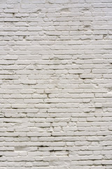 White brick wall, background, texture