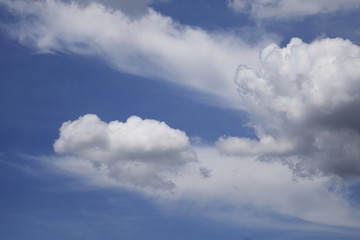 Blue Sky with Clouds