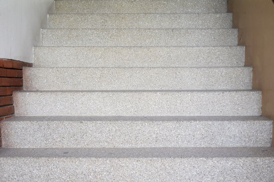 The Exposed Aggregate Finish Stair