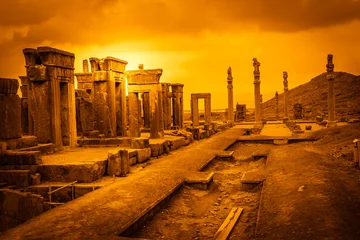 Photo sur Aluminium Monument historique Ruins of the ancient city Persepolis