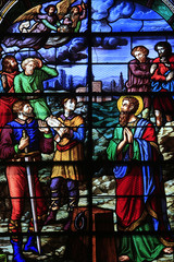 Obraz na płótnie Canvas Martyre de Saint-Paul. Eglise Saint-Pierre. Toucy.