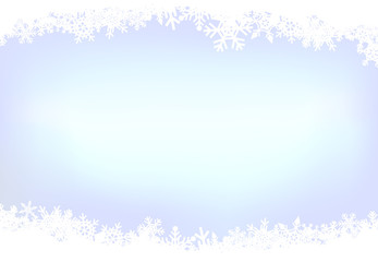 Christmas snow blue