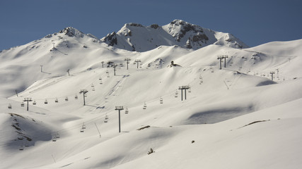 Pyrenees. Boi Taull Ski Resort. Catalonia, Spain