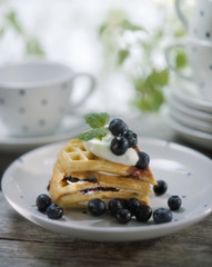 Waffle cake, Helsinki Finland 2002