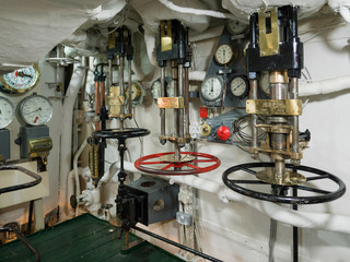 Pressure Valves on HMS Belfast