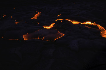 Lava on the Big Island of Hawaii