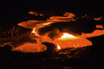 Lava on the Big Island of Hawaii