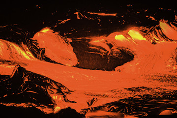 Lava on the Big Island of Hawaii