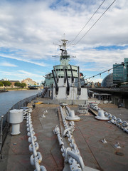 Anchor Chains on the Deck of HMS Belfast