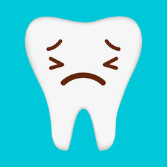 human tooth afraid metal dental probe