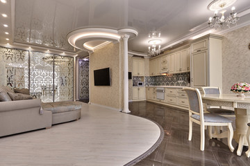 kitchen living room