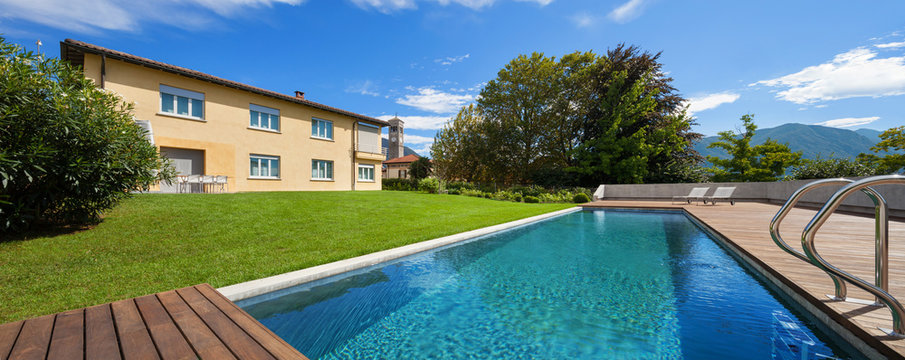 Swimming Pool Of A Private Residence