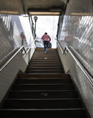 New York City Subway Staircase Exit