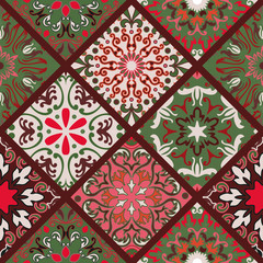 Floral mandala pattern.