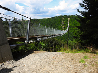 suspension bridge 300 meters long - color