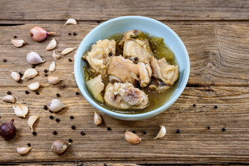 boiled pork leg