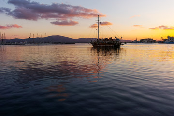 Port of Sozopol town, Burgas Region, Bulgaria