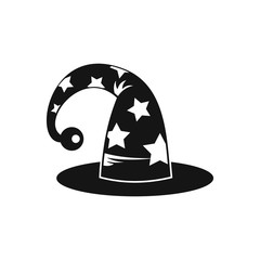 Wizards hat icon in simple style on a white background vector illustration