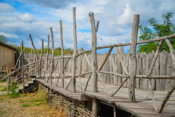 Fortified settlement Ukrainian Cossacks 16-18 centuries