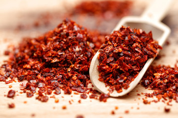 Red dry pepper. Spice