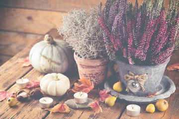 Herbst Dekoration  -  Vintage Look