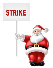 babbo natale cartello