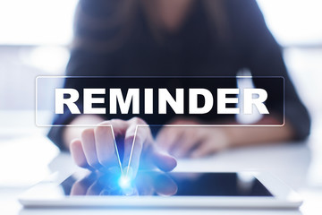 Woman is using tablet pc, pressing on virtual screen and selecting 