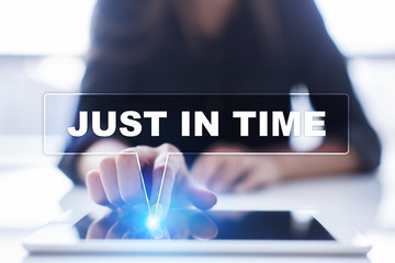 Woman is using tablet pc, pressing on virtual screen and selecting 