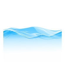 Water wave transparent surface, looped seamless illustration