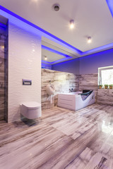 Bold bathroom design