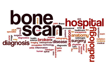 Bone scan word cloud