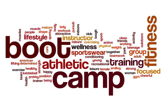 Boot camp word cloud