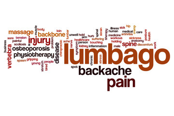 Lumbago word cloud