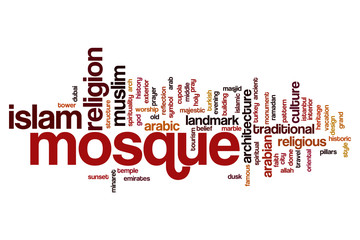 Mosque word cloud