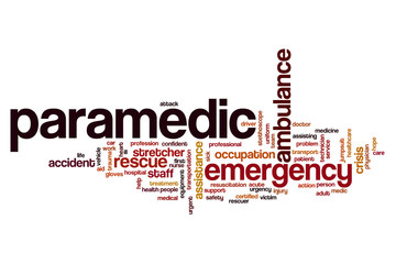 Paramedic word cloud