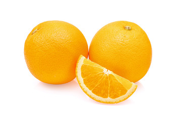 Orange fruit isolate on white background