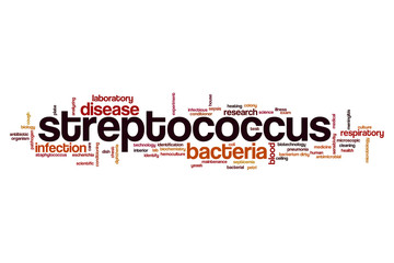 Streptococcus word cloud