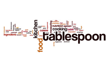 Tablespoon word cloud