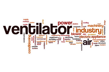 Ventilator word cloud